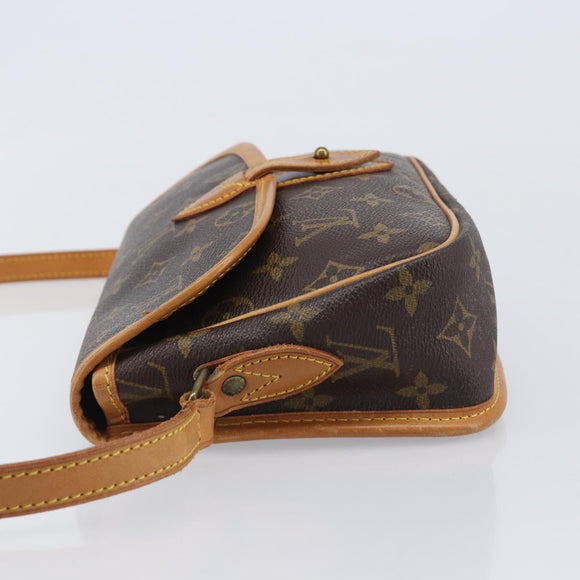 LOUIS VUITTON Monogram Gibeciere PM Shoulder Bag M42248 LV Auth ep16092A