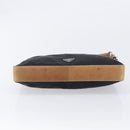 PRADA Hand Bag Nylon Black Silver Auth ep16093-12