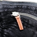PRADA Hand Bag Nylon Black Silver Auth ep16093-25