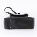 GUCCI Hand Bag Leather 2way Black Silver 000 2058 0307 5 Auth ep16094-5