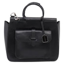 GUCCI Hand Bag Leather 2way Black Silver 000 2058 0307 5 Auth ep16094-13