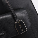 GUCCI Hand Bag Leather 2way Black Silver 000 2058 0307 5 Auth ep16094-9