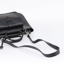 GUCCI Hand Bag Leather 2way Black Silver 000 2058 0307 5 Auth ep16094-8