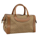 GUCCI Micro GG Supreme Hand Bag Beige Gold Auth ep16098-1