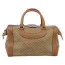GUCCI Micro GG Supreme Hand Bag Beige Gold Auth ep16098-13