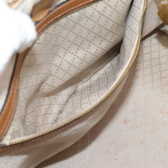 GUCCI Micro GG Supreme Hand Bag Beige Gold Auth ep16098