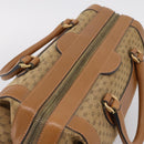 GUCCI Micro GG Supreme Hand Bag Beige Gold Auth ep16098-6
