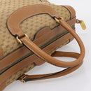 GUCCI Micro GG Supreme Hand Bag Beige Gold Auth ep16098-7