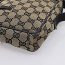 GUCCI GG Canvas Shoulder Bag Beige Silver 018 1619 Auth ep16101-10