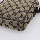 GUCCI GG Canvas Shoulder Bag Beige Silver 018 1619 Auth ep16101-12