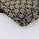 GUCCI GG Canvas Shoulder Bag Beige Silver 018 1619 Auth ep16101-13