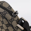 GUCCI GG Canvas Shoulder Bag Beige Silver 018 1619 Auth ep16101-14