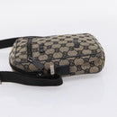 GUCCI GG Canvas Shoulder Bag Beige Silver 018 1619 Auth ep16101-4