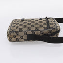 GUCCI GG Canvas Shoulder Bag Beige Silver 018 1619 Auth ep16101-5