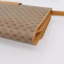 GUCCI Micro GG Supreme Shoulder Bag PVC Beige Gold 904 02 050 Auth ep16103-15