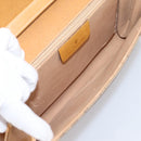 GUCCI Micro GG Supreme Shoulder Bag PVC Beige Gold 904 02 050 Auth ep16103-10