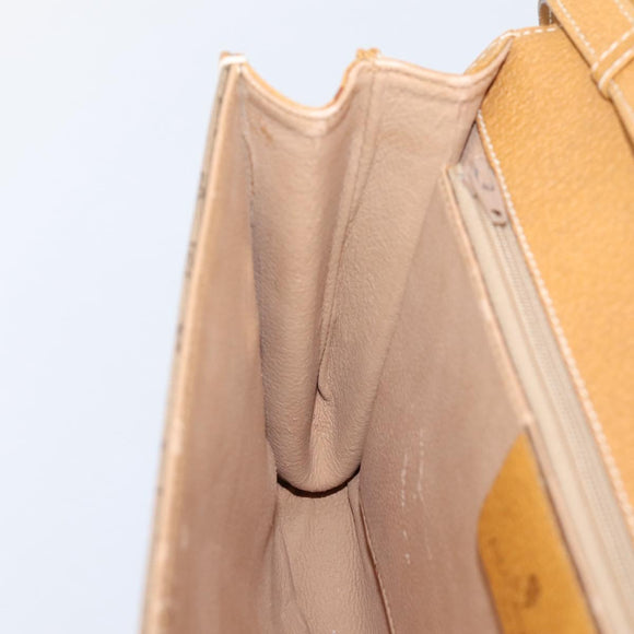 GUCCI Micro GG Supreme Shoulder Bag PVC Beige Gold 904 02 050 Auth ep16103