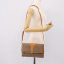 GUCCI Micro GG Supreme Shoulder Bag PVC Beige Gold 904 02 050 Auth ep16103-22