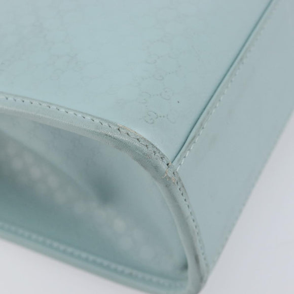 GUCCI Micro Guccissima Jackie Bag PVC Leather Light Blue 002 1065 Auth ep16106