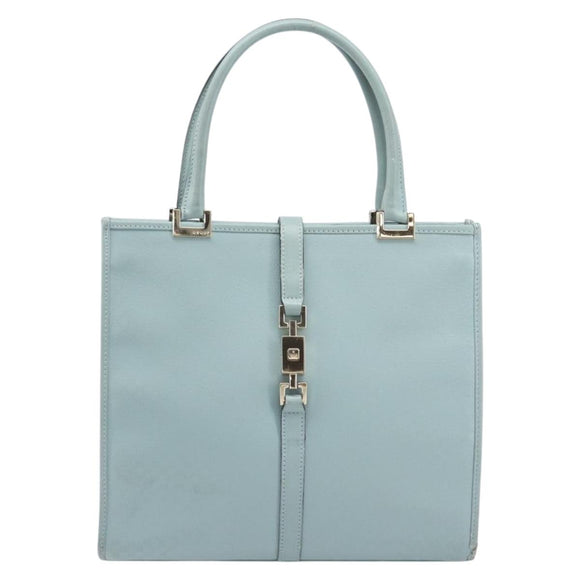 GUCCI Micro Guccissima Jackie Bag PVC Leather Light Blue 002 1065 Auth ep16106