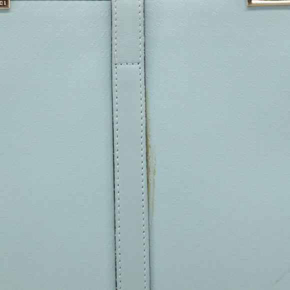 GUCCI Micro Guccissima Jackie Bag PVC Leather Light Blue 002 1065 Auth ep16106