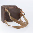 CELINE Macadam Canvas Backpack PVC Leather Brown Gold Auth ep16108-8