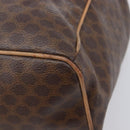 CELINE Macadam Canvas Backpack PVC Leather Brown Gold Auth ep16108-18