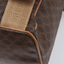 CELINE Macadam Canvas Backpack PVC Leather Brown Gold Auth ep16108-20