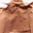 CELINE Macadam Canvas Backpack PVC Leather Brown Gold Auth ep16108-28