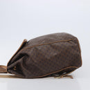 CELINE Macadam Canvas Backpack PVC Leather Brown Gold Auth ep16108-4