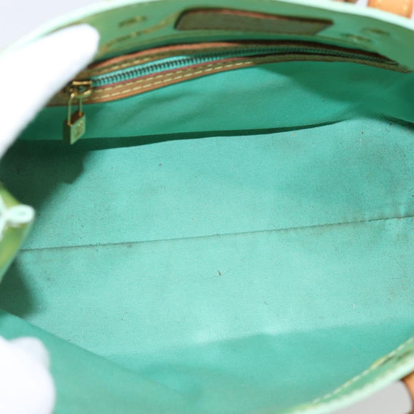 LOUIS VUITTON Monogram Vernis Reade PM Bag Peppermint M91307 LV Auth ep16109