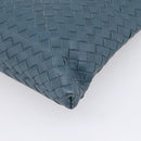 BOTTEGA VENETA INTRECCIATO Shoulder Bag Leather Blue Auth ep16114V-16
