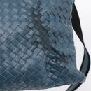 BOTTEGA VENETA INTRECCIATO Shoulder Bag Leather Blue Auth ep16114V-9