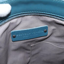 BOTTEGA VENETA INTRECCIATO Shoulder Bag Leather Blue Auth ep16114V-18