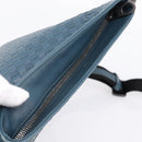 BOTTEGA VENETA INTRECCIATO Shoulder Bag Leather Blue Auth ep16114V-6