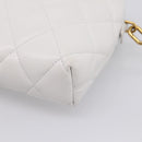 BALENCIAGA Camera Bag Shoulder Bag Leather White Gold 600325 Auth ep16124A-13
