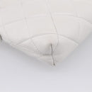 BALENCIAGA Camera Bag Shoulder Bag Leather White Gold 600325 Auth ep16124A-14