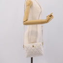 BALENCIAGA Camera Bag Shoulder Bag Leather White Gold 600325 Auth ep16124A-25