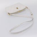BALENCIAGA Camera Bag Shoulder Bag Leather White Gold 600325 Auth ep16124A-8