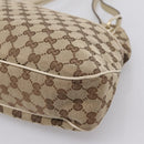 GUCCI GG Canvas Tote Bag Beige Gold 121023 Auth ep16127-14