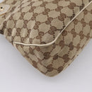 GUCCI GG Canvas Tote Bag Beige Gold 121023 Auth ep16127-9