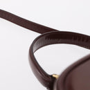 GUCCI Vanity Hand Bag Patent leather 2way Brown Gold 000 270 0323 Auth ep16129-15
