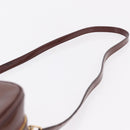 GUCCI Vanity Hand Bag Patent leather 2way Brown Gold 000 270 0323 Auth ep16129-16