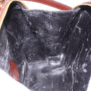 GUCCI Vanity Hand Bag Patent leather 2way Brown Gold 000 270 0323 Auth ep16129-25
