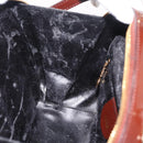 GUCCI Vanity Hand Bag Patent leather 2way Brown Gold 000 270 0323 Auth ep16129-26