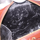 GUCCI Vanity Hand Bag Patent leather 2way Brown Gold 000 270 0323 Auth ep16129-27