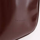 GUCCI Vanity Hand Bag Patent leather 2way Brown Gold 000 270 0323 Auth ep16129-3