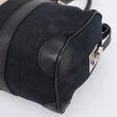 GUCCI GG Canvas Hand Bag Black Silver 000 0851 3754 Auth ep16134-15