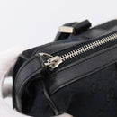 GUCCI GG Canvas Hand Bag Black Silver 000 0851 3754 Auth ep16134-10