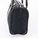 GUCCI GG Canvas Hand Bag Black Silver 000 0851 3754 Auth ep16134-4